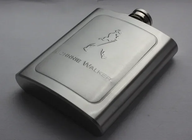 

High Quality Portable Wine Whisky Pot Bottle Drinkware For Drinker 7OZ 304 Stainless Steel Hip Flask Flagon JZ 1100