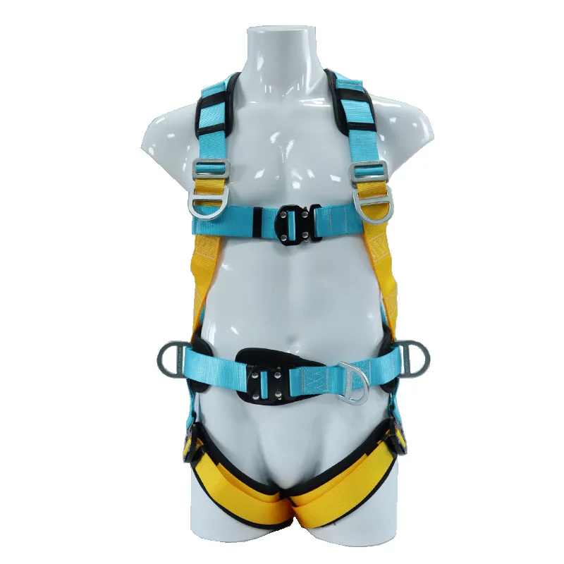 High Altitude Work Safety Belt Full Body 3/5/6point Safety Harness Outdoor Climbing Training Construction Protective Equipment