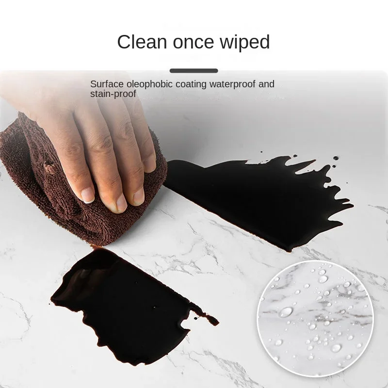 Self Adhesive Waterproof Bathroom Decor Contact Paper Kitchen Pvc Wallpaper Oil Resistant and High-temperature Resistant Sticker