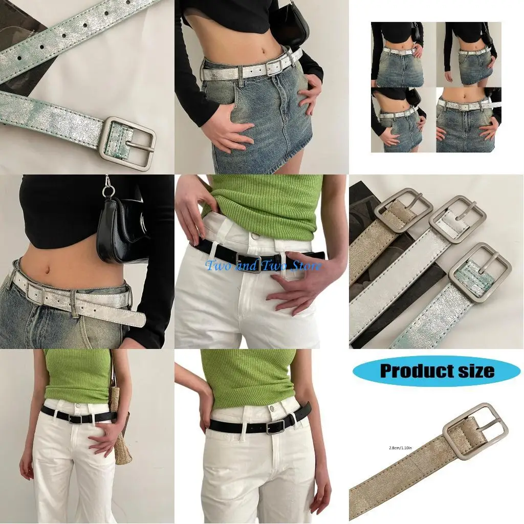 

HX6F Girls Retro Waist Belt for Daily Costume Jewelry Waist Body Jewelry for Party Jeans Belt Cowboy Chain