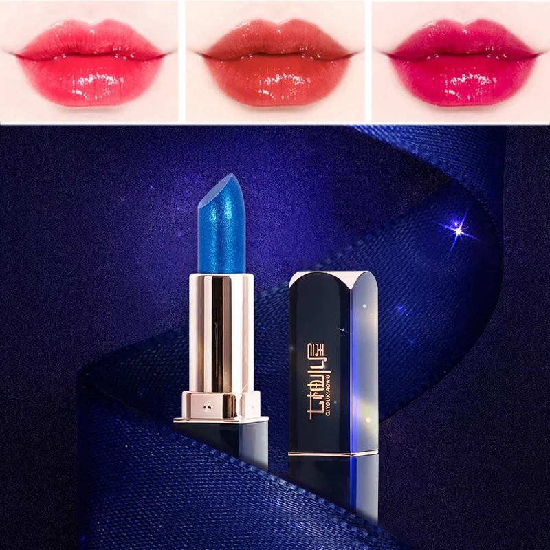 

Lip Balm Moisturizing Waterproof Magic Color Changing Blue Lipstick Beauty Long Lasting Natural Sexy Lip Gloss Base Makeup