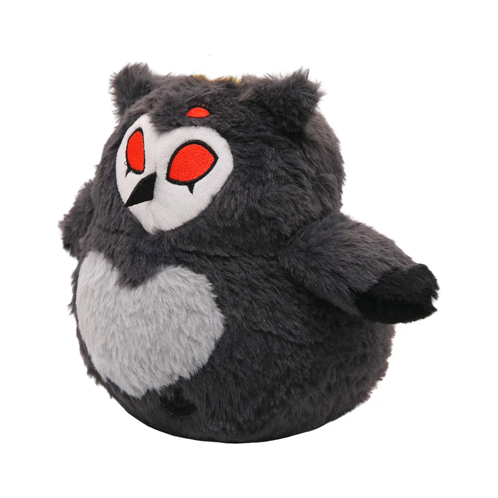 28CM Stolas Goetia Dress Up Bird Demon Plush Toys Cartoon Helluva Cosplay Boss Soft Stuffed Child Mascot Birthday Xmas Plushine