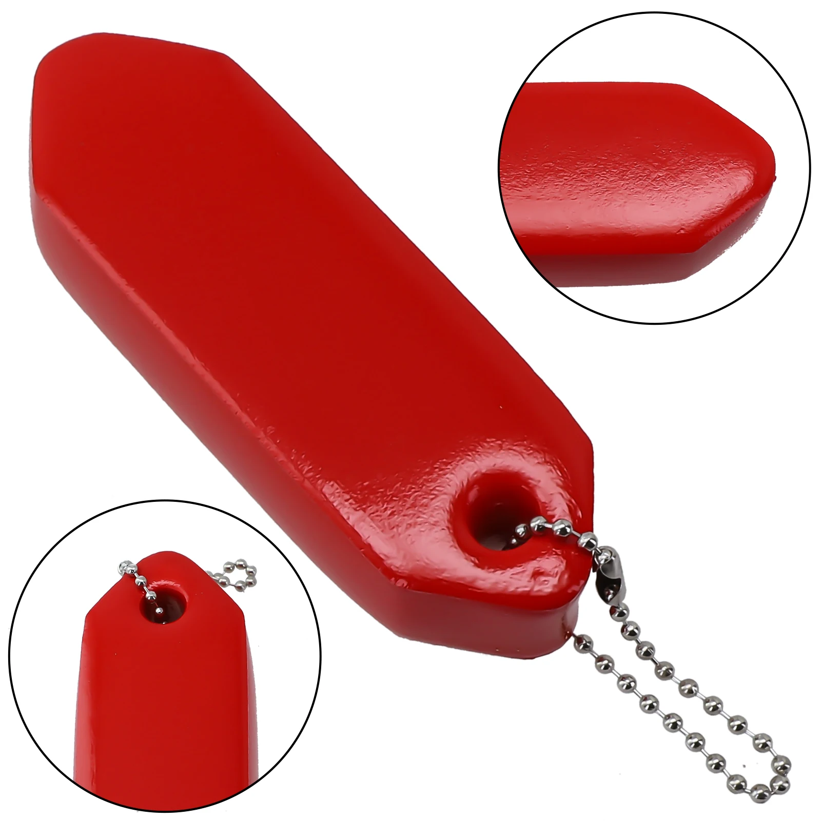 

New Floating Keychain High Quality And Easy To Use Red For Swimming Kayaking Polyurethane Fishing Surf Rafting