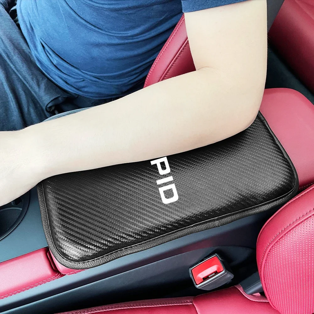 Car Leather Armrest Mat Pad Accessories For Skoda Rapid NH1 Spaceback NH2 Sedan NH3 Hatchback Sport Concept TSI TDI Monte Carlo