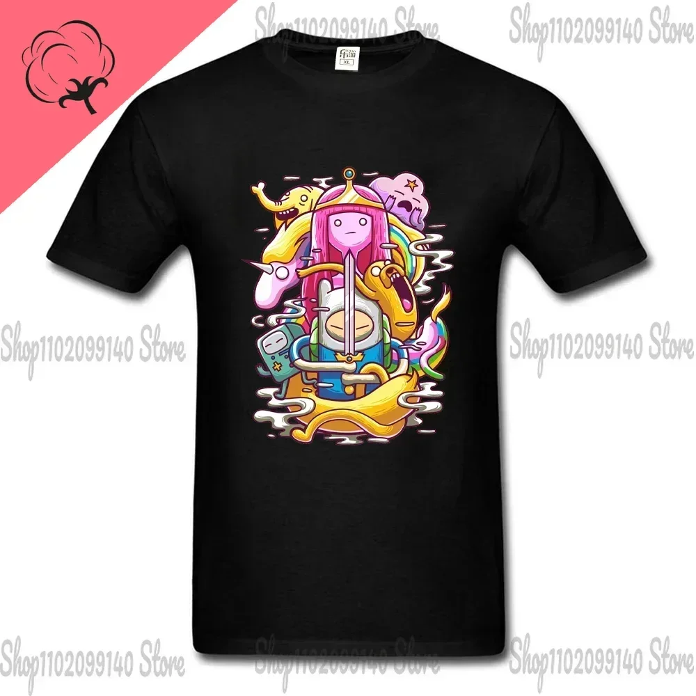 Adventure Time Animated TV Series Jake Cartoon Graphic T Shirts 2023 Fashion Men Women Streetwear Creative Comics Cool Tops