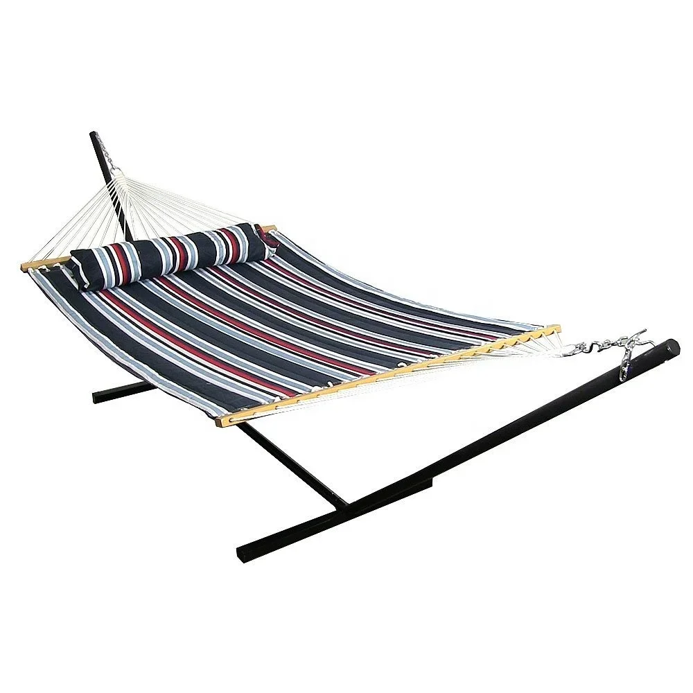 Portable Outdoor & Indoor Hammock With Metal Hammock Stand Double Person hammock