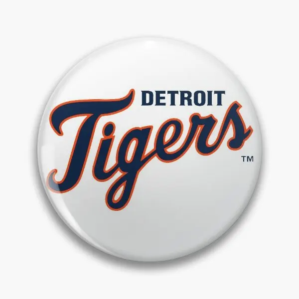 Tigers Detroit  Soft Button Pin Cute Badge Collar Fashion Gift Women Funny Hat Creative Lapel Pin Decor Metal Brooch Lover