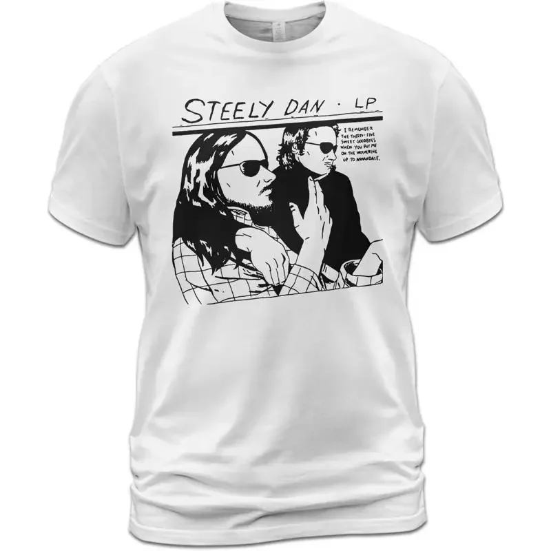 Cotton T Shirt Steely Dan Steelin' Walter Becker Donald Fagen