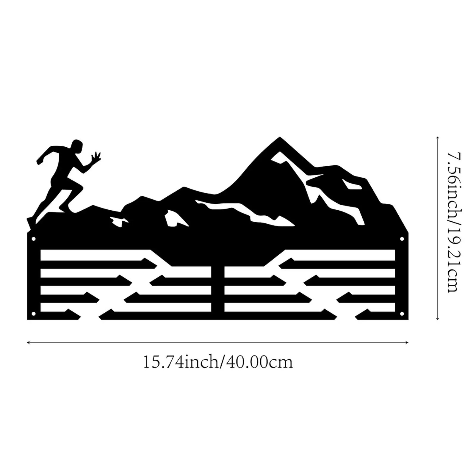 Medaillenaufhänger aus Eisen, Rennmedaillen, Präsentationshalter für Laufmedaillen, Sportmedaillen