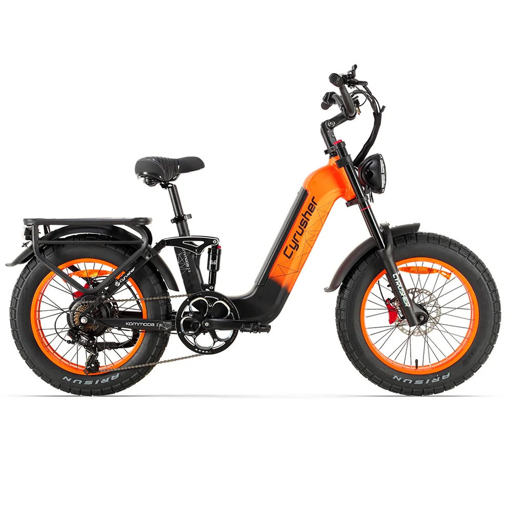 Cyrusher Kommoda 3.0 Elektrofahrrad für Erwachsene, 250 W Motor, All-Terrain-Ebike, 48 V, 20 Ah