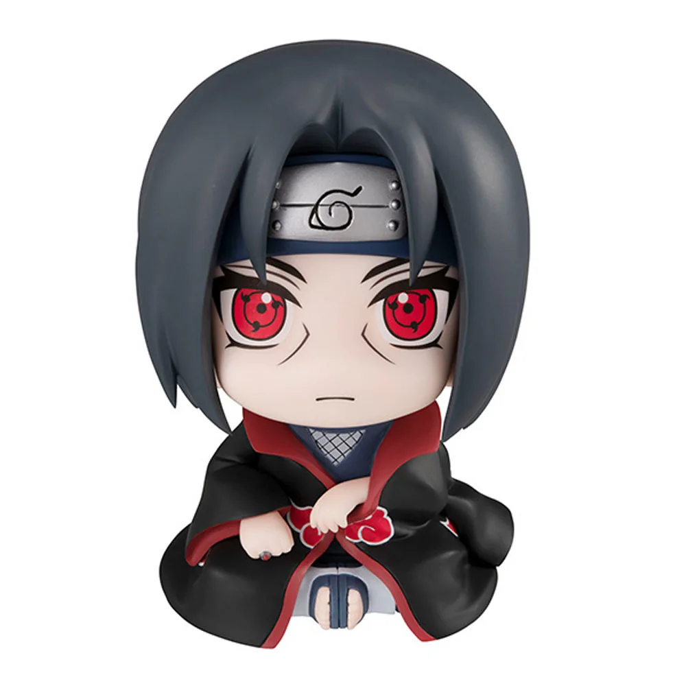 In Stock Original Mega House Look Up Naruto Uchiha Itachi Uchiha Sasuke Hyuuga Hinata Haruno Sakura Figure Anime Genuine Model