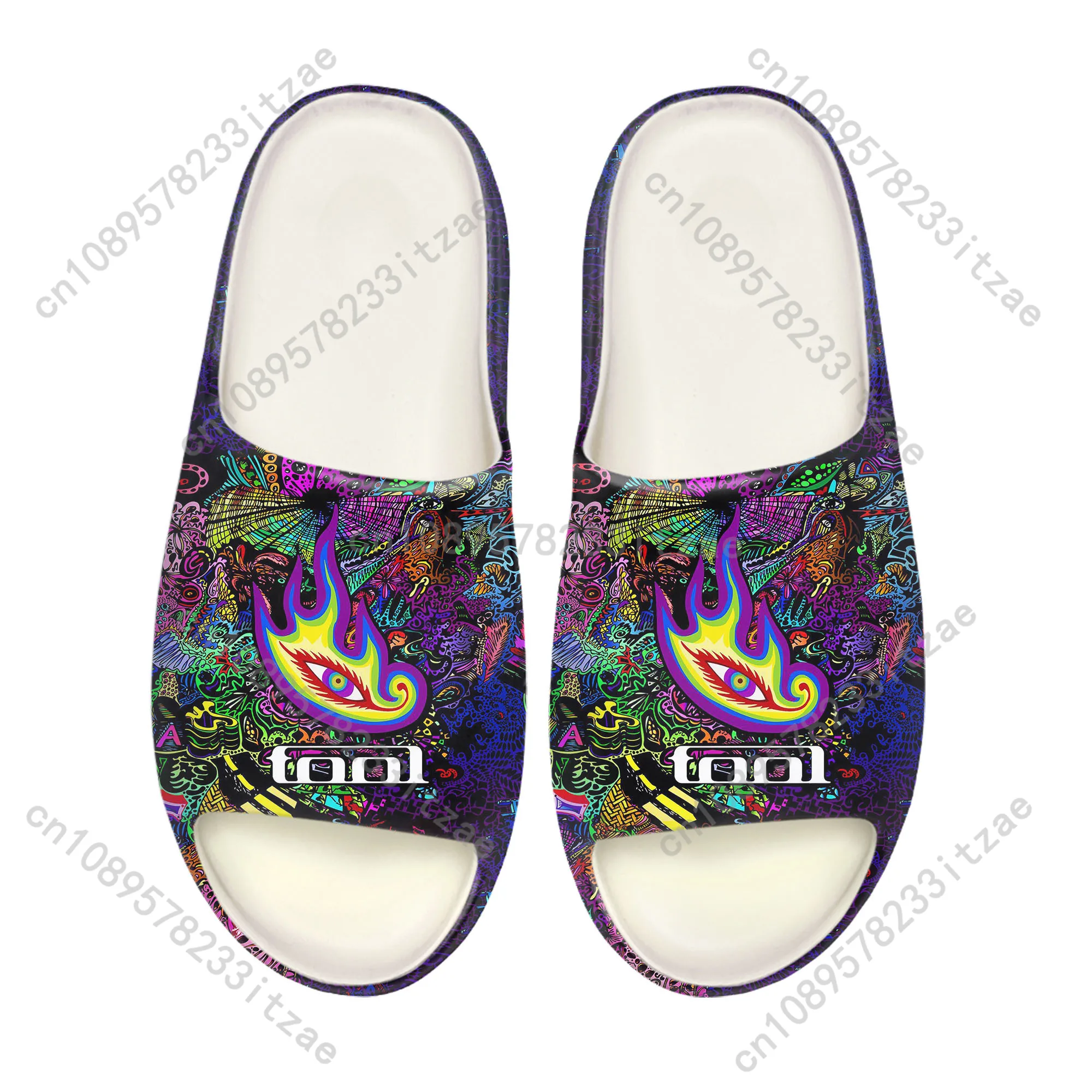 

Tool Rock Band Lateralus Heavy Metal shoes Soft Sole Sllipers Home Clogs Step On Water Shoes Mens Womens Teenager Custom Sandals
