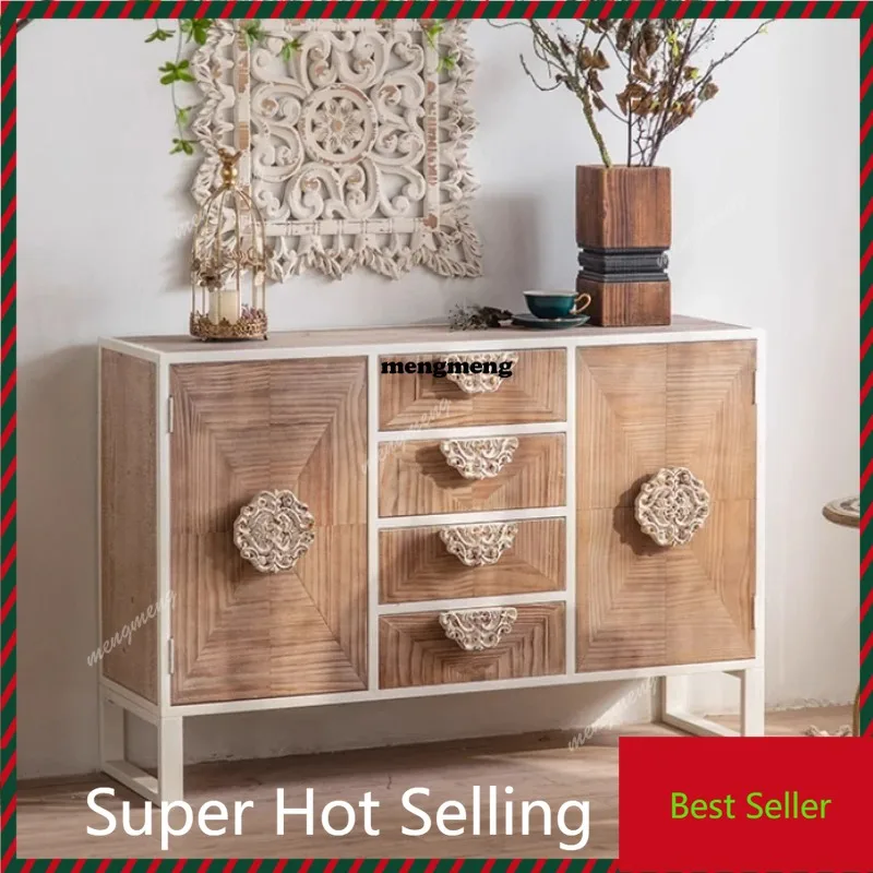 

Скандинавские винтажные шкафы для гостиной, элегантный модный дизайн, комод с ящиками, минималистичная роскошная мобильная мебель для прихожей.