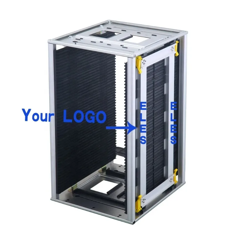 ES15107 535*530*570MM SMT ESD Antistatic Adjustable High Temperature PCB Magazine Rack with PP Material and Aluminium Alloy