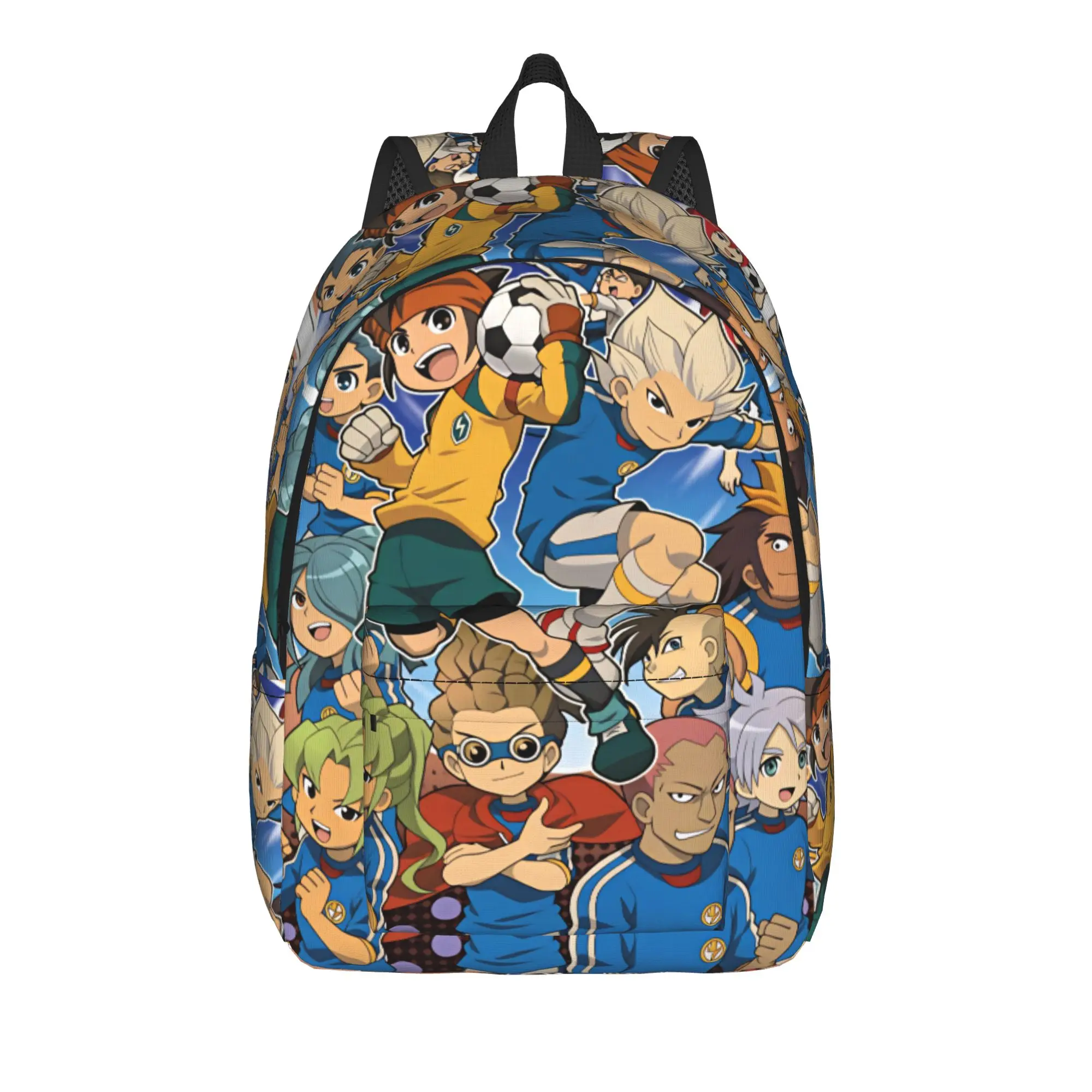 Inazuma Eleven Backpack  Sport Backpacks Men Custom Lightweight High School Bags Modern Rucksack