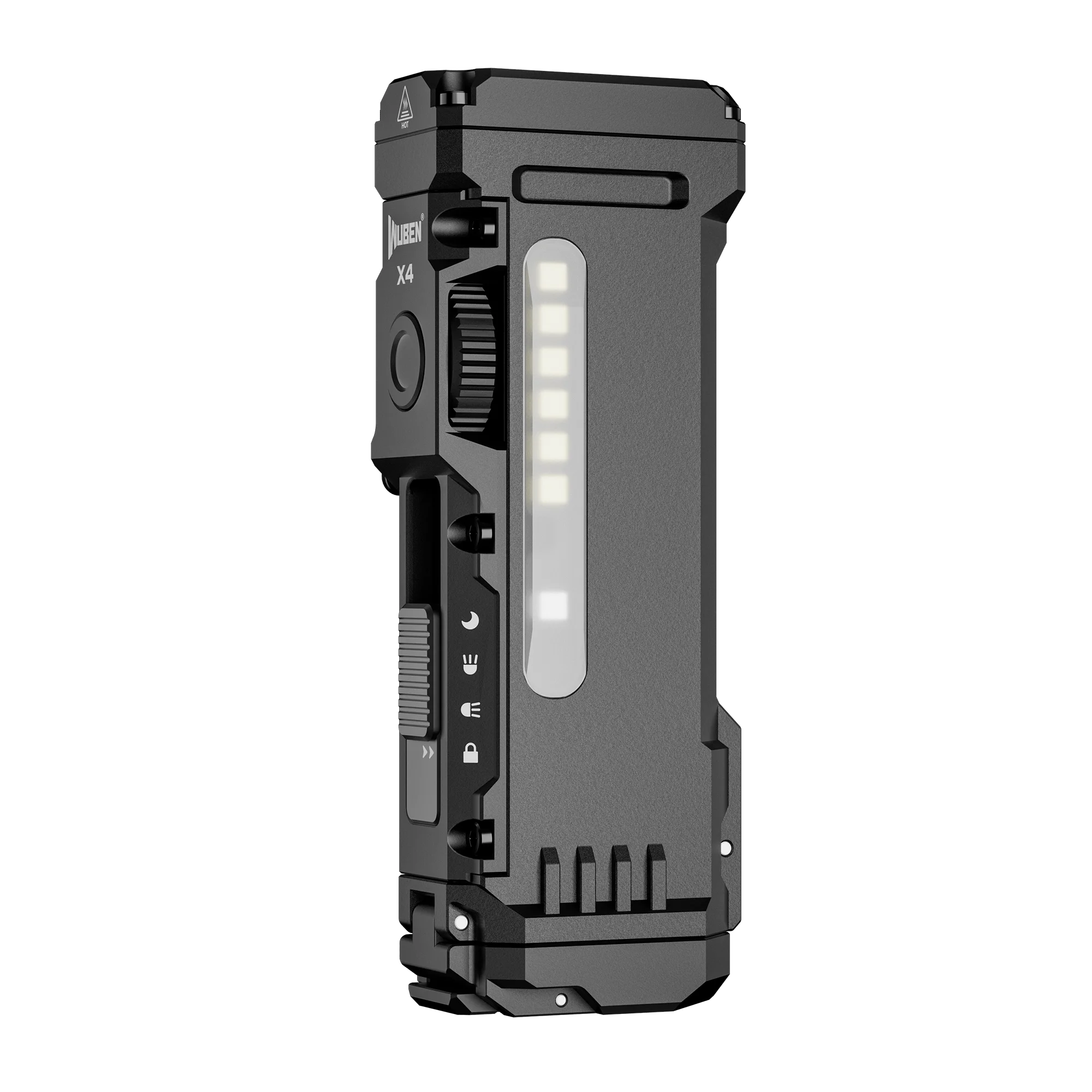 WUBEN X4 EDC Flashlight Max 1500Lumens USB-C Rechargeable With 3400mAh Battery CompacT-Sized Protabled Keychian Light