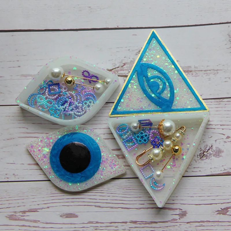 

DIY Triangle Eye Storage Box Epoxy Resin Molds Silicone Jewelry Tools Jewelry Accessories Jewelry Mould