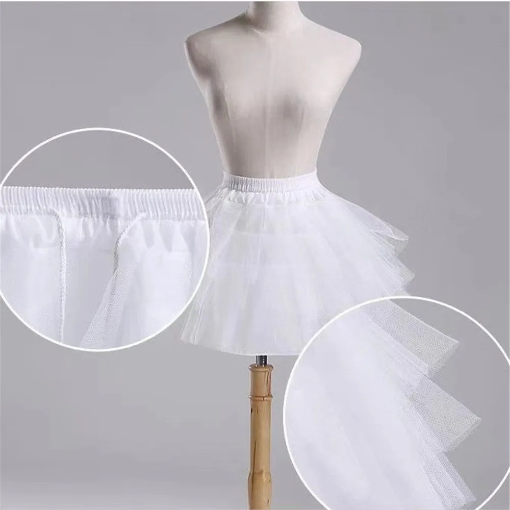 

NEW Flower Girls Petticoat Underskirt Cosplay Party Short Dress Jupon Enfant Fille Lolita Ballet Tutu Skirt Enaguas Sottogonna M