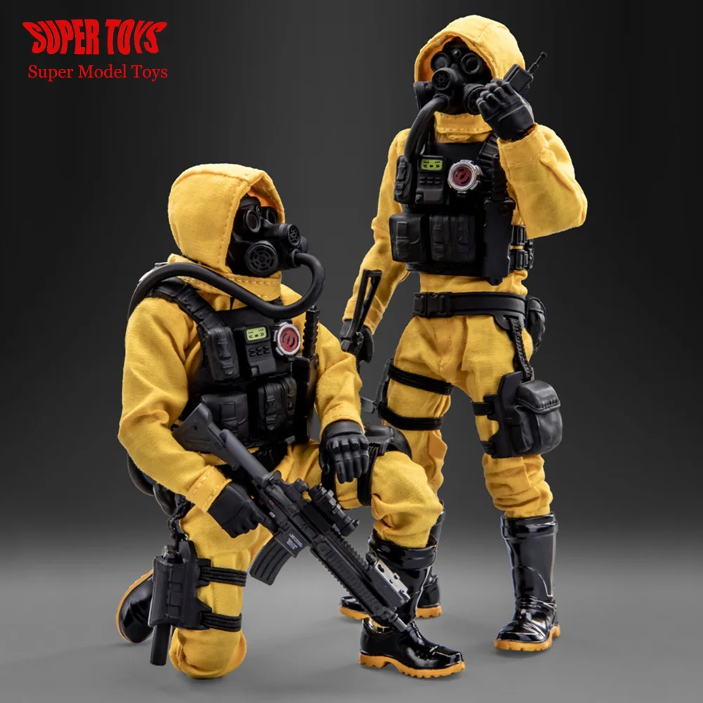 

Original DRAGON HORSE 1/12 SCP Mobile Task Forces Full Set Mini 6 Inch Zeta-9 Mole Rats Male Solider Action Figure Model Toys