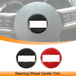 Car Steering Wheel Center Decoration Panel Cover Trim Stickers for Ford Mustang 2009 2010 2011 2012 2013 Interior Accessories