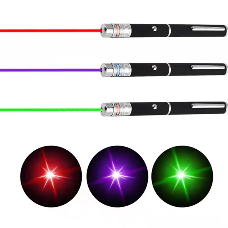 1/3pcs High-quality 5MW High Power Laser Pointer Three-color Laser Pointer Projection Teaching Demonstration Pen Hunting Optics