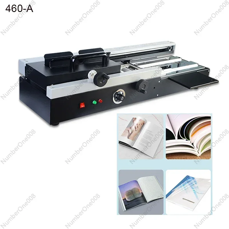 

Glue Binding Machine Desktop Hot Melt Adhesive binding machine Tender Book Document Binding Machine Office