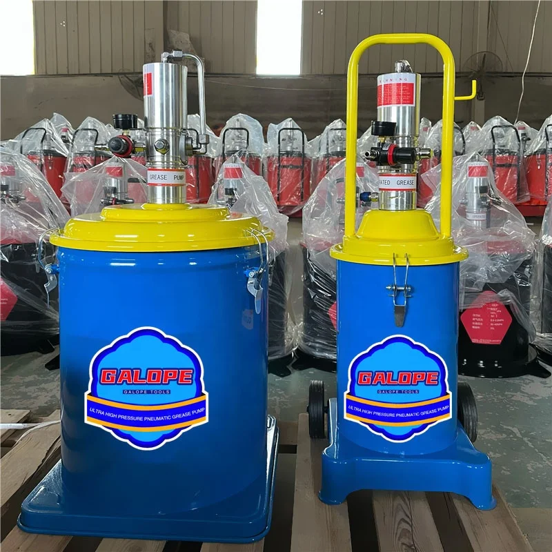 12/20/40L Pneumatic Lubricator Gun High Pressure Pneumatic Grease Injector Air Auto Operated Bucket Grease Pump