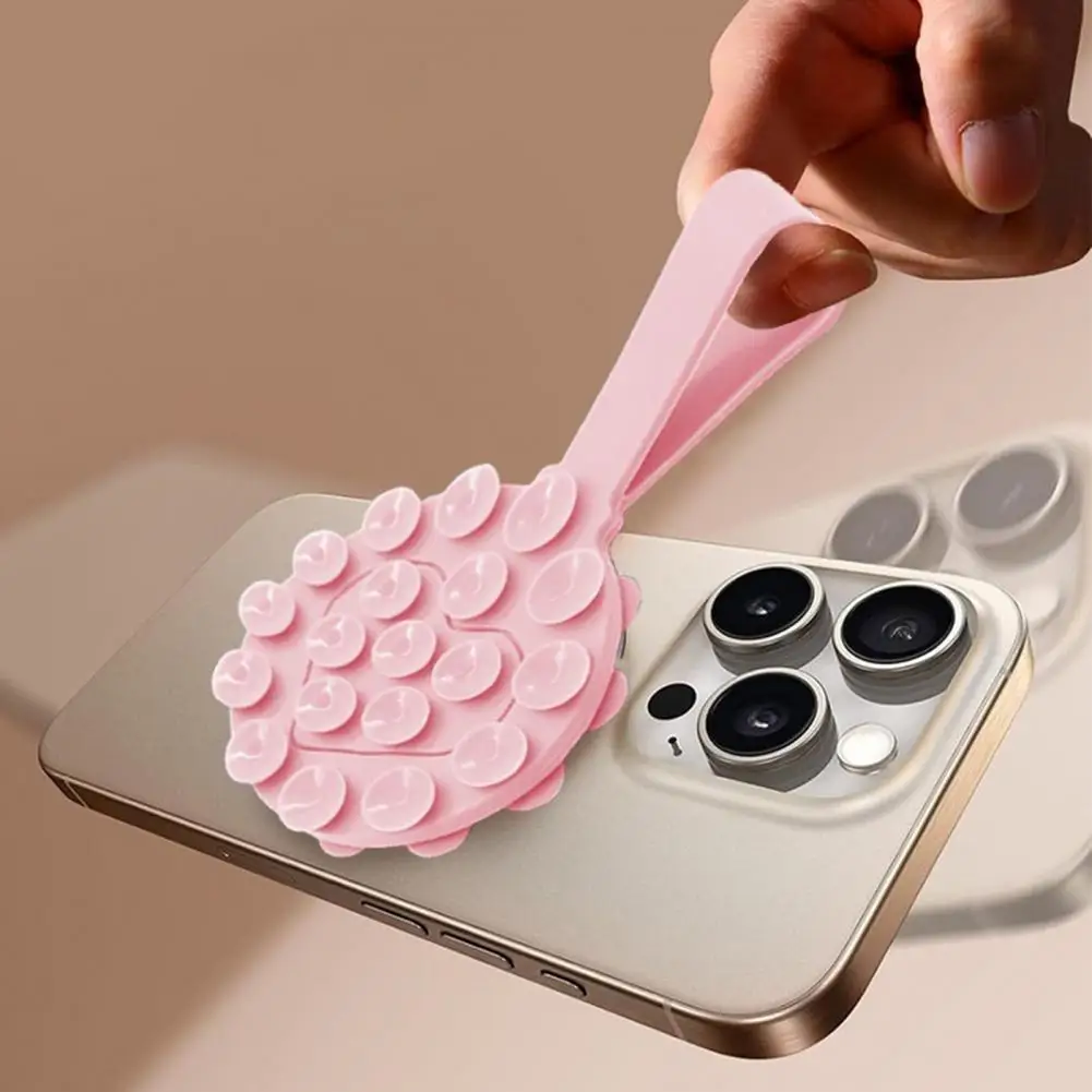 Candy Colored Multifunctional Magnetic Universal Holder Suitable For Magsafe With Silicone Suction Holder Mount Mirror