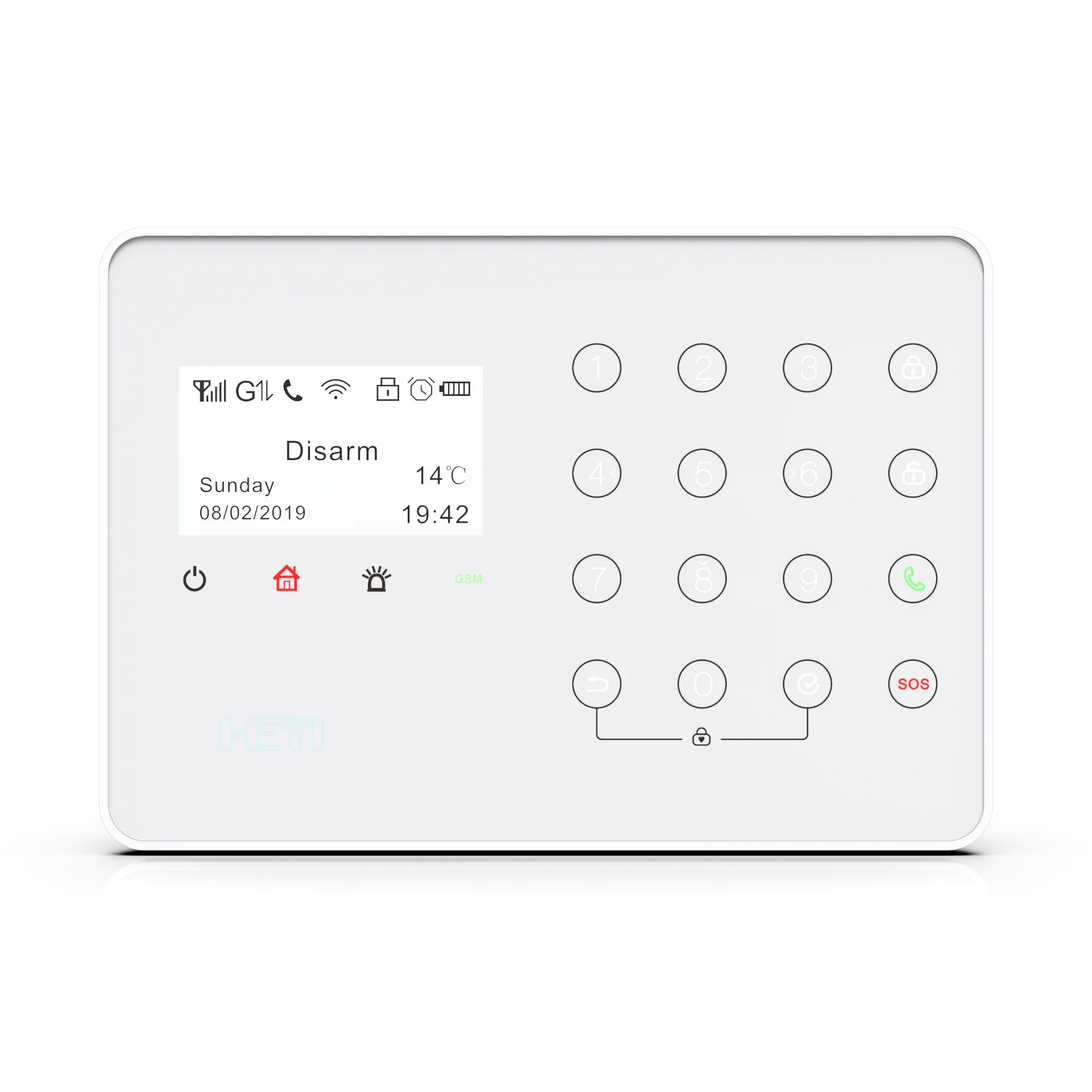 Heyi Wifi Gsm Wireless Intruder Alarm System Fire Detector Alarm Control Systems Oem/odm