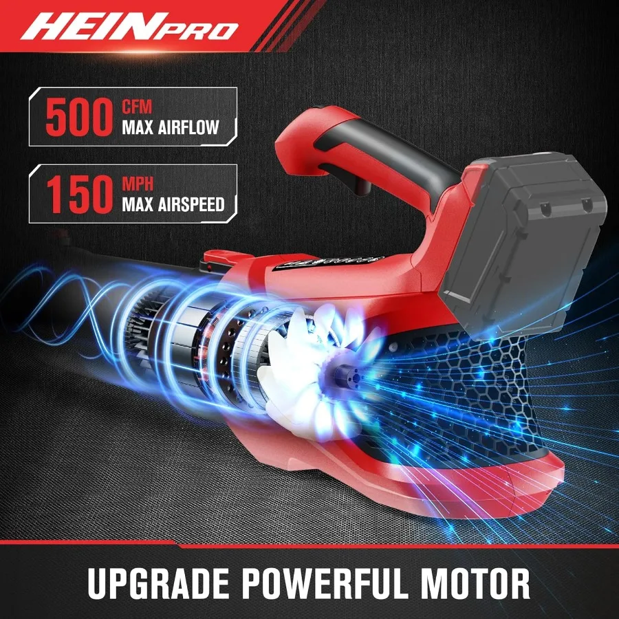 منفاخ أوراق شجر لاسلكي يصل إلى 500CFM متوافق مع أداة بطارية M18 فقط منفاخ أوراق الشجر الكهربائي اللاسلكي مع 5 أوضاع للسرعة