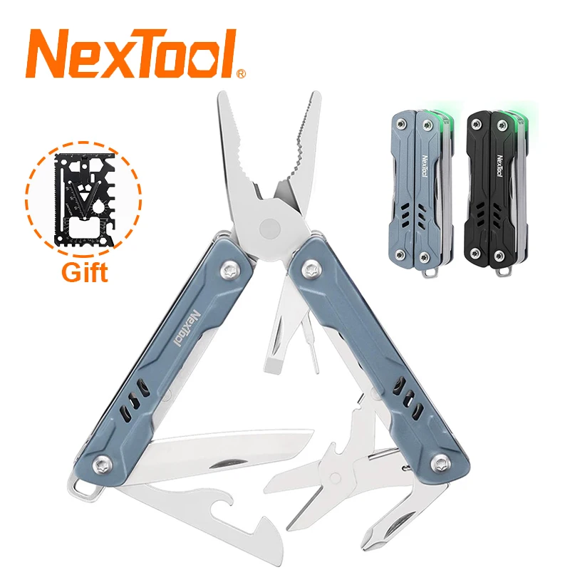 

NexTool Mini Sailor S11 Outdoor Multi Tool Pocket Knife Folding Pliers Tools Wire Cutters EDC Card Pin Screwdriver Scissors