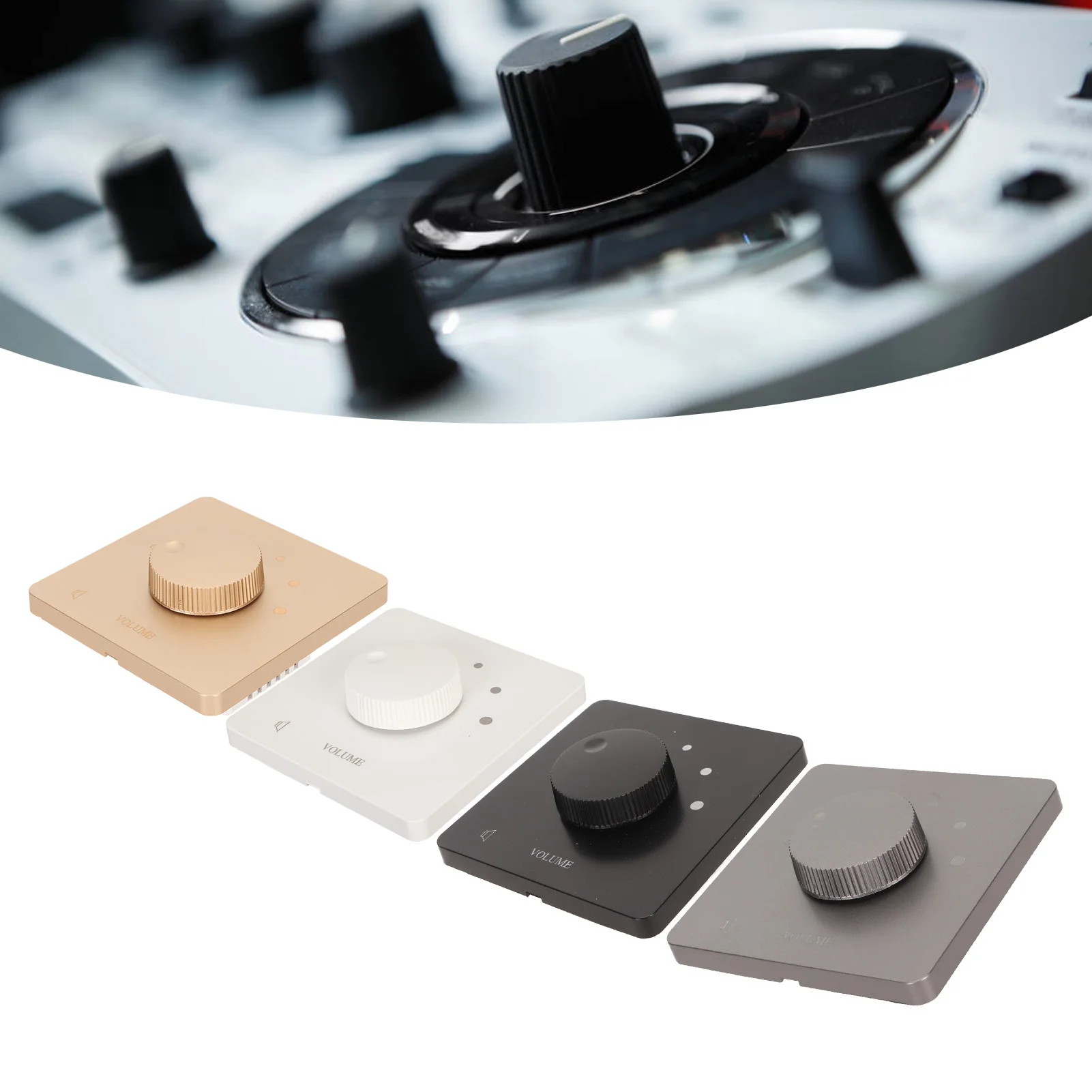 50W Volume Control Professional Safety 5 Gears Tuning Knob Volume Controller for Home Speakers Knob Volume Controller