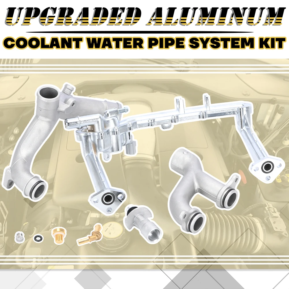 Kit de système de tuyau d'eau de refroidissement en métal pour salariés,  Recruitment XF, XJ, F-Pace, F-Type, LR010733, Mp 813917, Mise à niveau, 3.0 