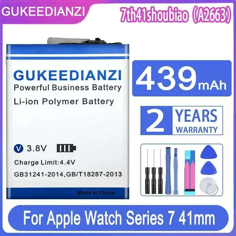 

Watch Battery Long-Lasting For Apple Series 7 S7 41Mm A2663 439Mah