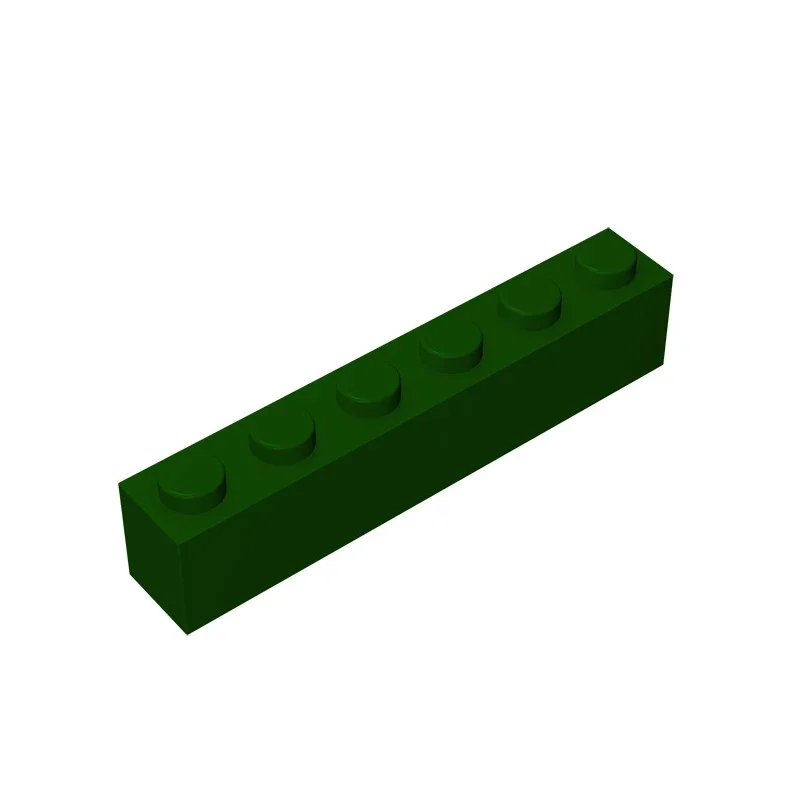 Gobricks GDS-535 Ziegel 1 x 6, kompatibel mit Lego 3009 Teilen, technischen DIY-Bausteinen für Kinder