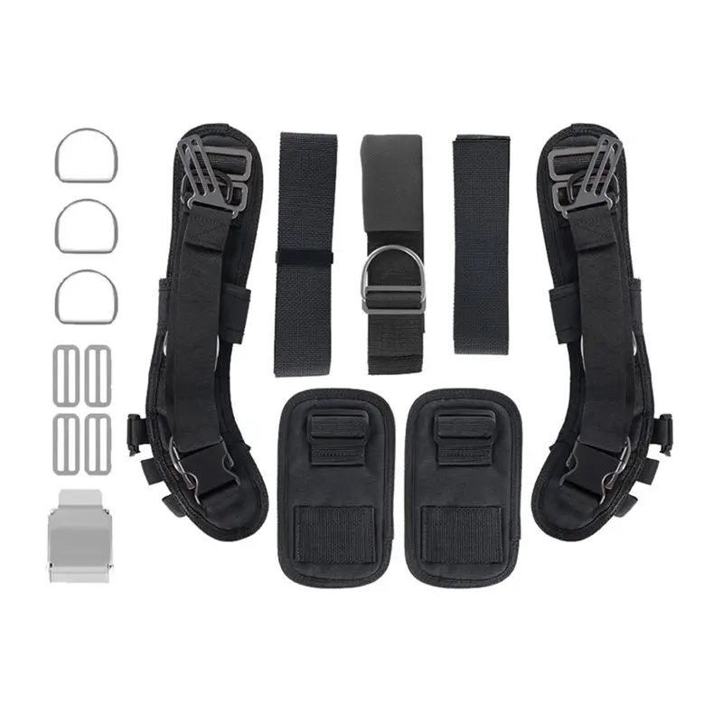 ABHS-Diving Quick Release Buckle Back Plate Diving Bracket For Snorkeling Scuba Diving Backplate Part