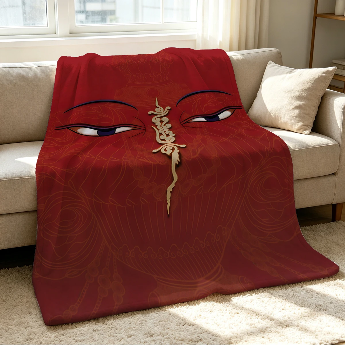 Holy Sight Blanket Soft Cozy Throw for Sofa Bed Festive Holiday Decor Gift for Kids and Adults,Lightweight and Warm