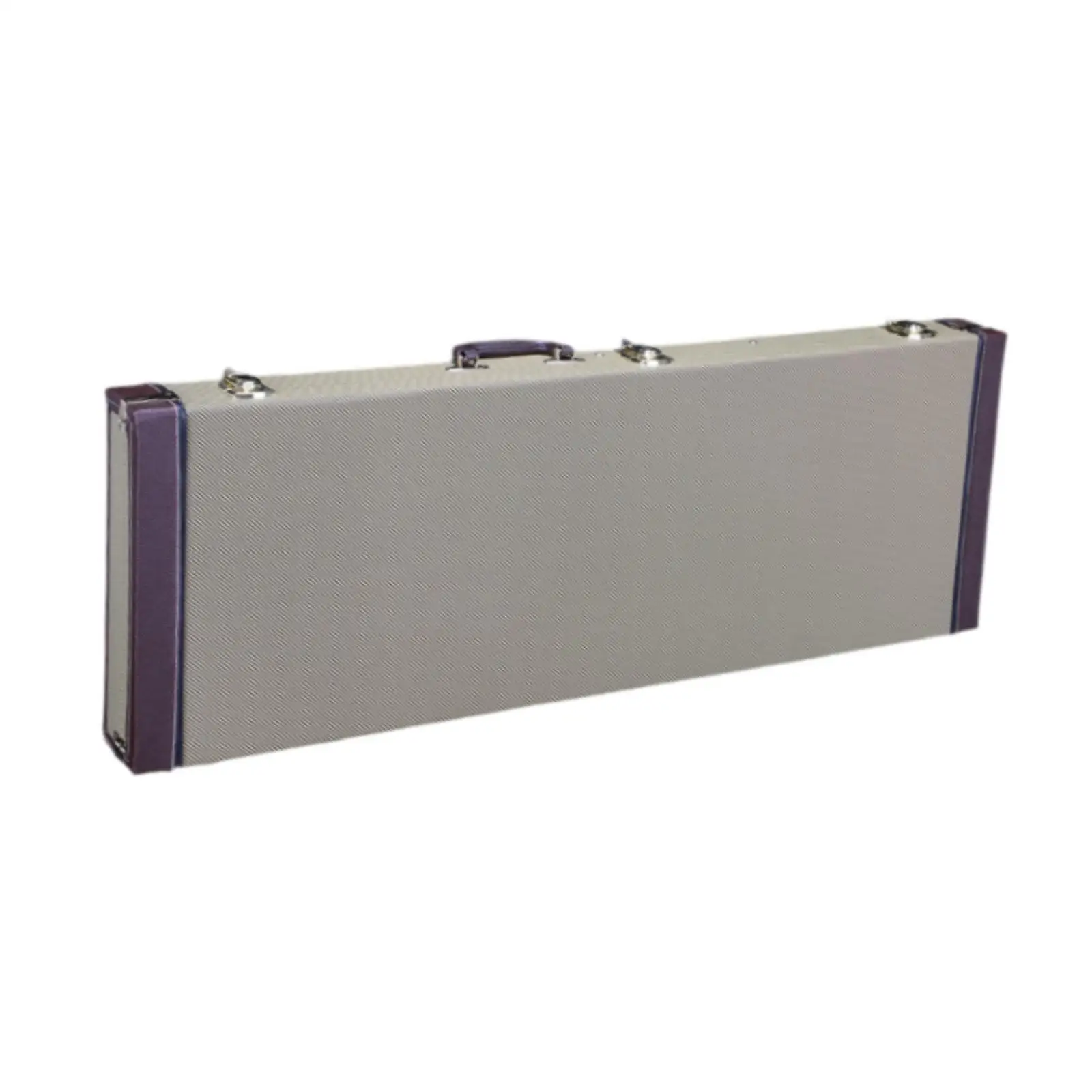 

Electric Guitar Case with Lock Portable Protection Lockable Shockproof Rectangle Square Hardshell Protective Carrying Case