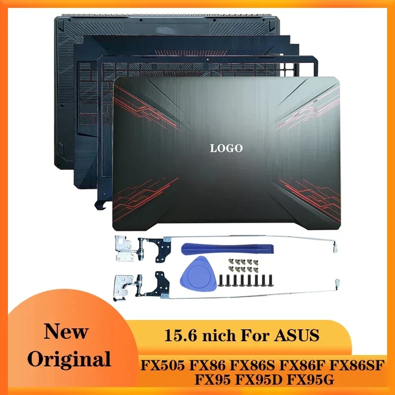 

НОВЫЙ красный для ASUS FX505 FX86 FX86S FX86F FX86SF FX95 FX95D FX95G ноутбука ЖК-задняя крышка/передняя панель/петли/подставка для рук/нижняя часть корпуса