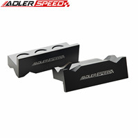 ADLERSPEED Vise Soft Jaws Aluminum Magnetic For AN Hose End Black
