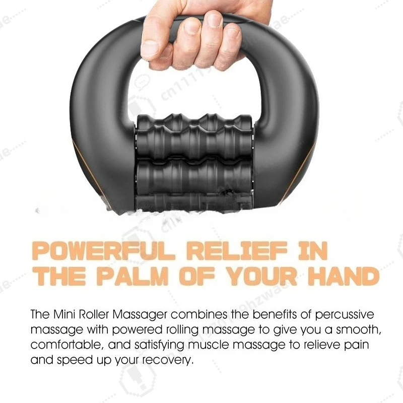 Handheld Electric Muscle Massager Roller Ball Fascia Massage Device Yoga Relax Body Shaping Massager