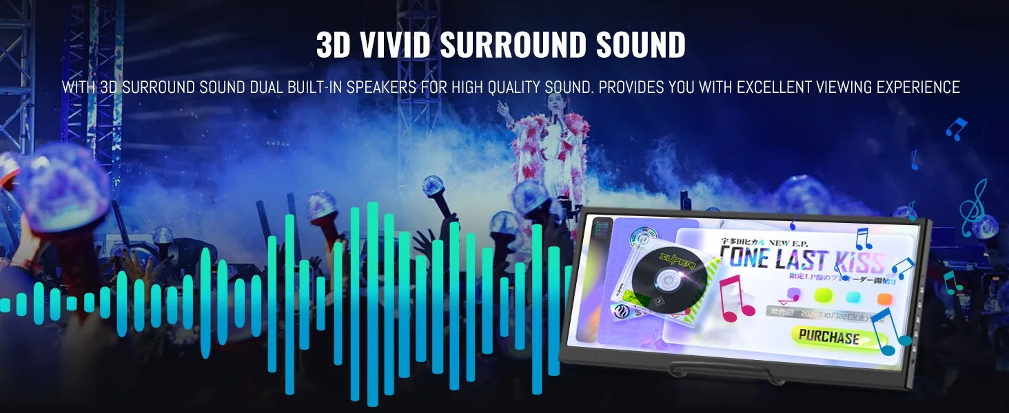 3D VIVID SURROUND SOUND