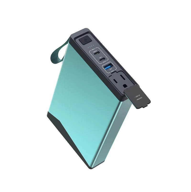 Portable Power Bank with AC Outlet 100W 30000mAh 110V 220V 100W Laptop Charger External Battery Pack Power