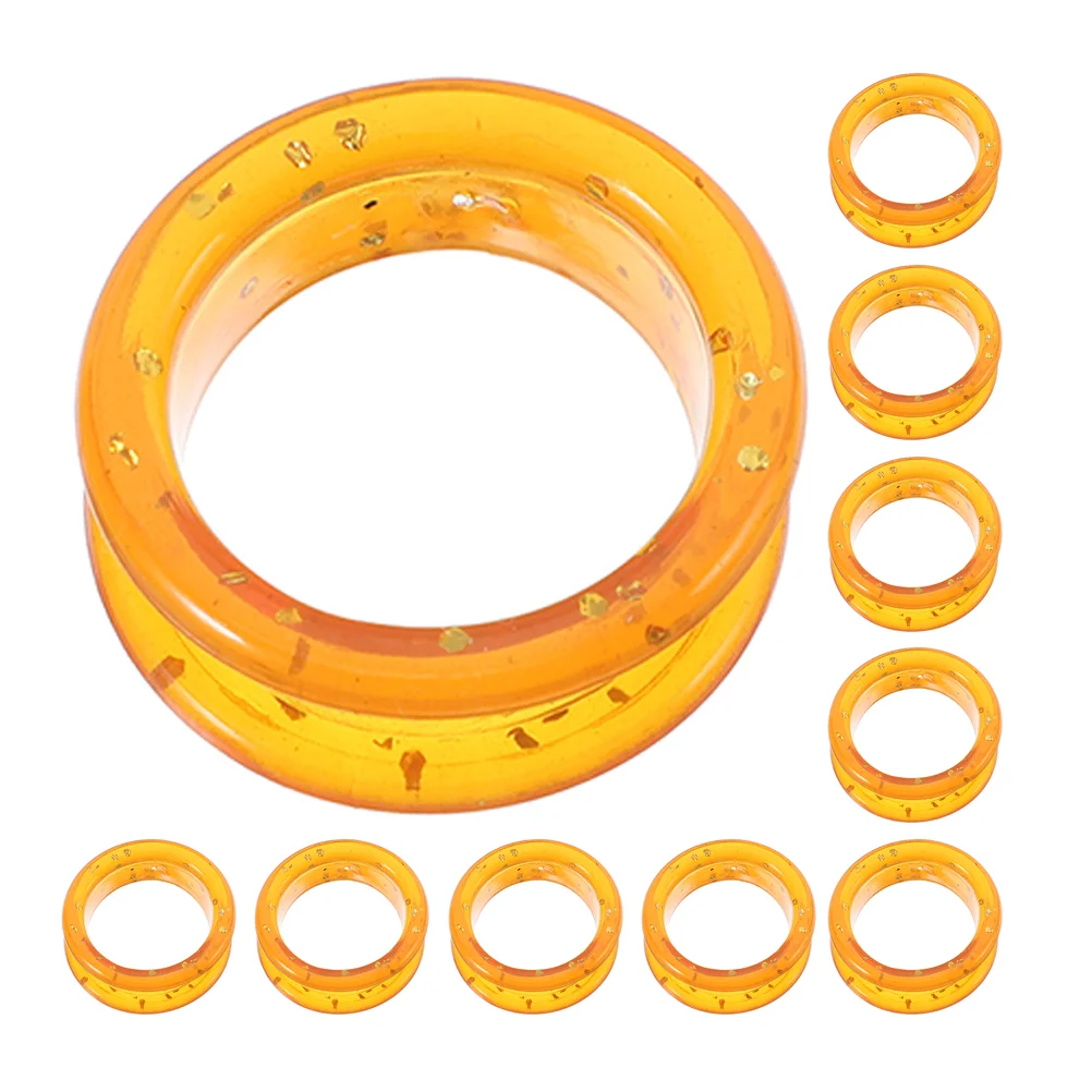 

10pcs Soft Silicone Finger Protector Ring For Grooming Shears Scissors Thumb Inserts Finger Rings Inserts For Pet Shears Hair Cu