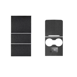 Real Carbon Fiber for Tesla Model 3 Y Central Control Panel Center Console Cover Patch Sticker New Model3 Y Car Accessories 2025