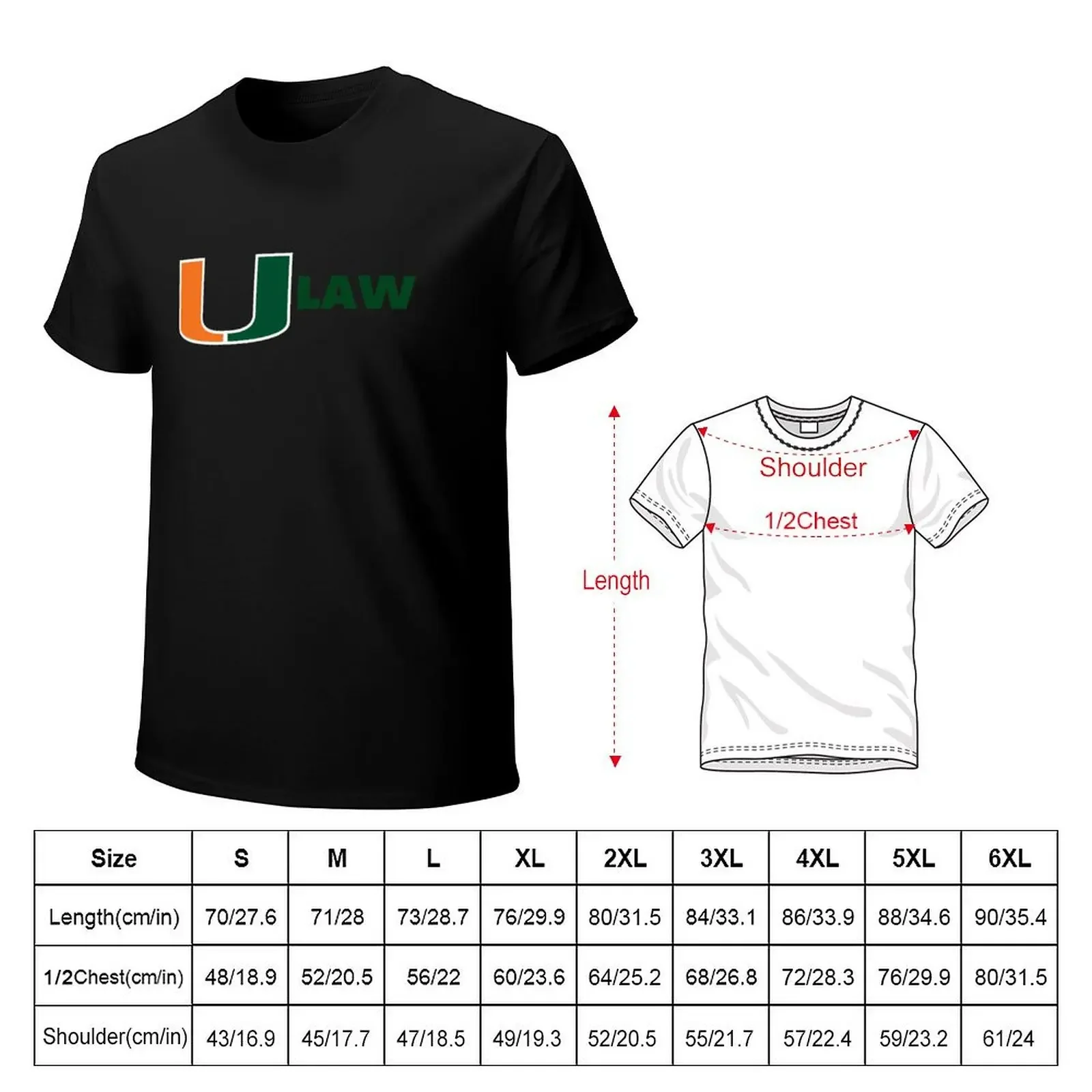 University Of Miami Law T-Shirt graphic t shirts plus sizes mens white t shirts