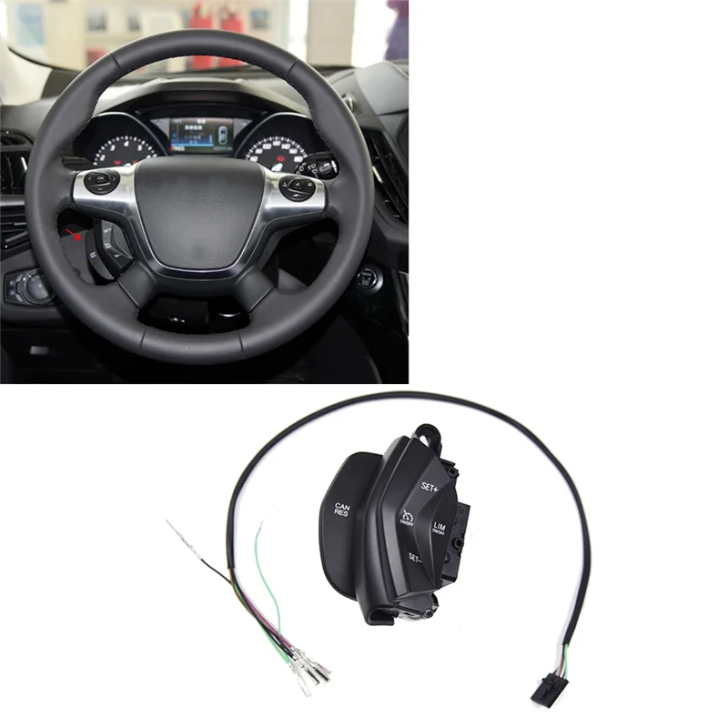 

Car Steering Wheel Speed Control Switch With LIM For Ford Focus Kuga 2012-2015 Cruise Control System