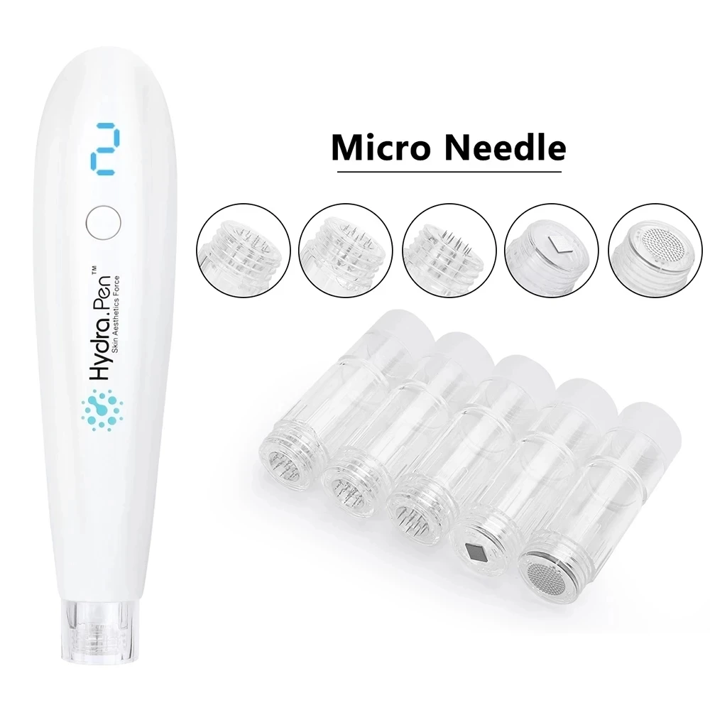 20 Pcs Dermapen Needle Cartridges For Hydra.Pen H2 Professional Microneedles System Nano HR HS 12 Pins 0.25mm 0.5mm 1.0mm