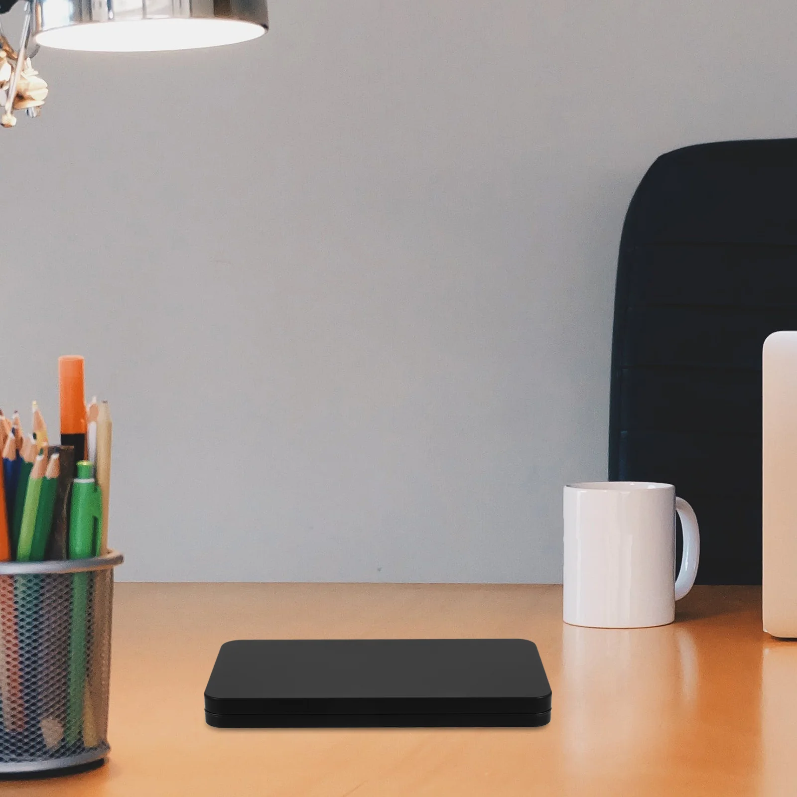 2 Pcs Tinplate Cash Box Practical Metal Boxes Small Portable Pocket Organizer Candy Container