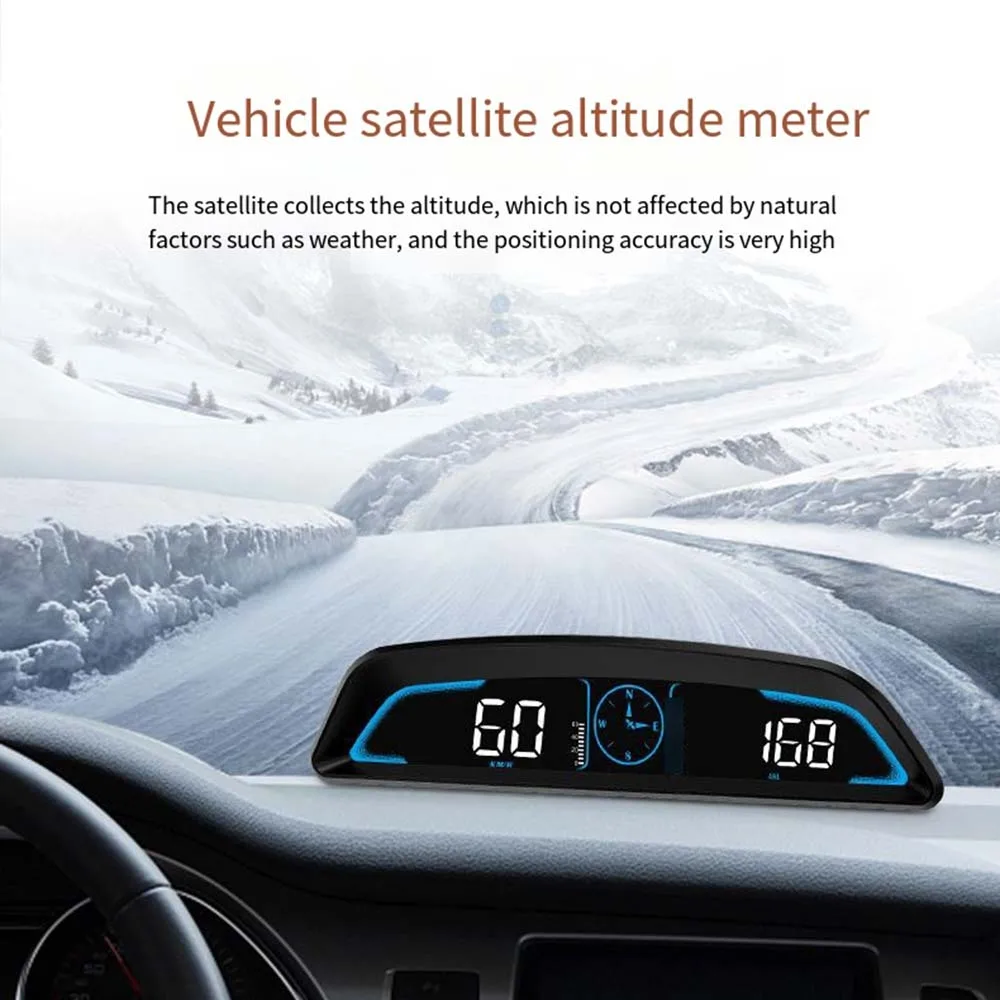 

Head Up Display G3 GPS HUD Auto Speedometer Car Smart Digital Alarm Reminder Meter for All Car Electronics Accessories